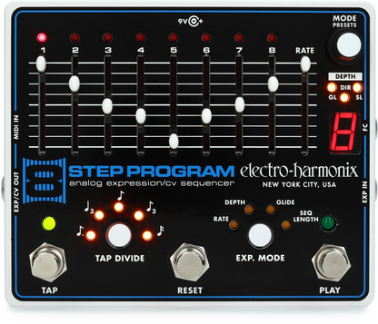 Electro Harmonix 8 Step Program Analog Expression Sequencer Pedal
