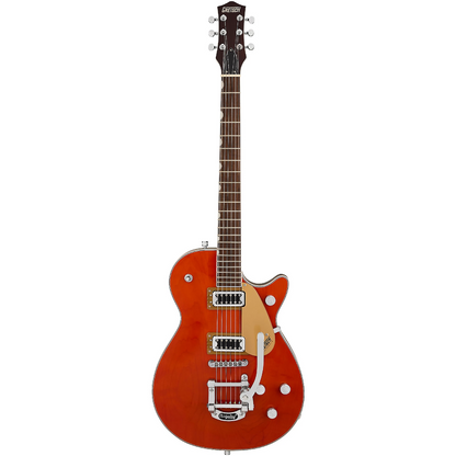 Gretsch G5230T Electromatic Jet FT Single-Cut with Bigsby Electric Guitar in Orange Stain