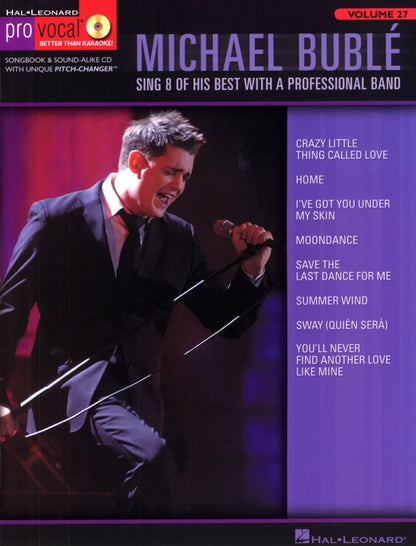 Michael Buble Pro Vocal Men Volume 27 BK/CD