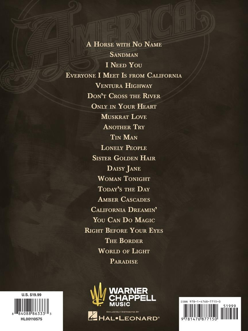 America The Complete Greatest Hits PVG