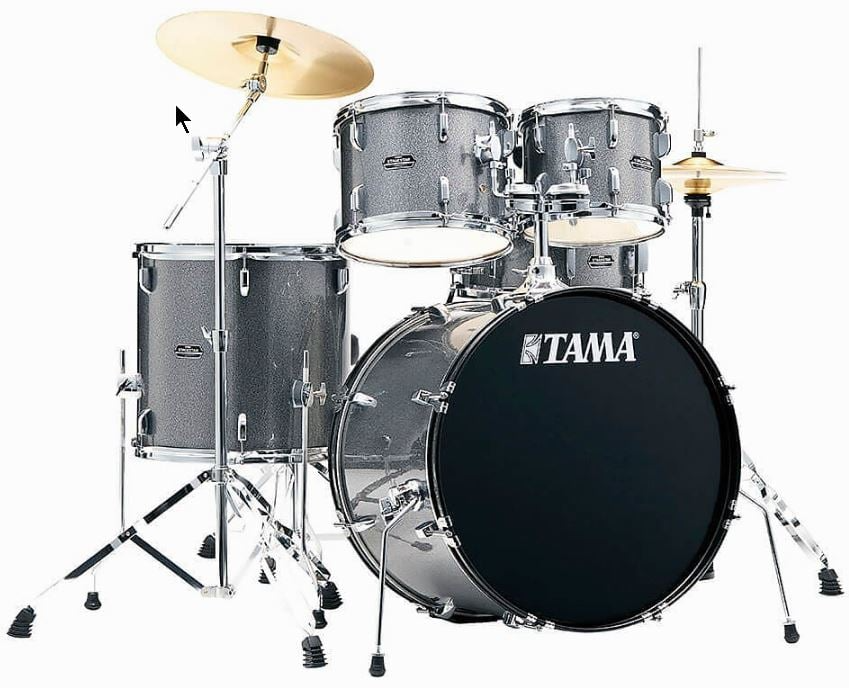TAMA ST52H5 Stagestar 5 Piece Drum Kit in Charcoal Silver