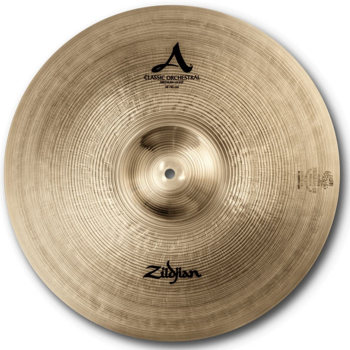 Zildjian A Classic Orchestral Selection Medium Light Pair 18"
