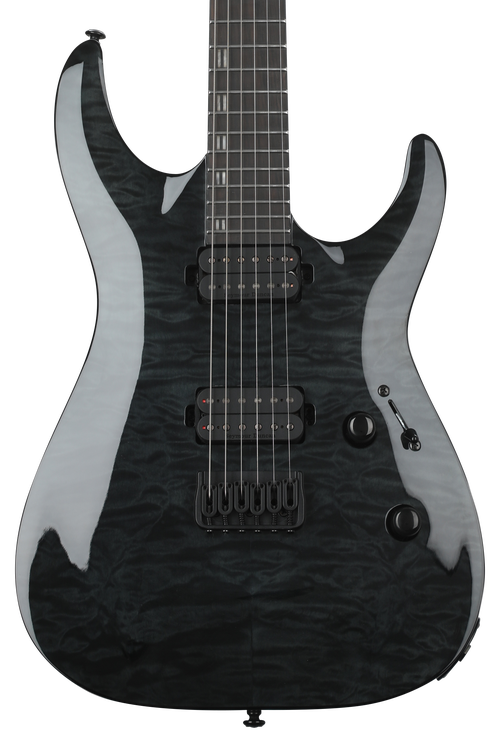 ESP LTD H 1001 Quilted Maple  in See Thru Black