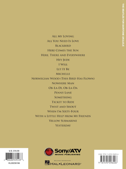 The Beatles for Baritone Ukulele