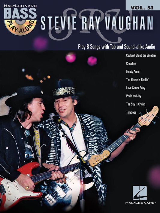 Stevie Ray Vaughan Bass Play Along Volume 51 BK/CD