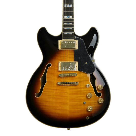 Ibanez JSM10  John Scofield Signature Guitar in Vintage Yellow Sunburst