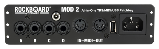 RockBoard MOD 2 V2 All in One TRS, MIDI And USB Patchbay
