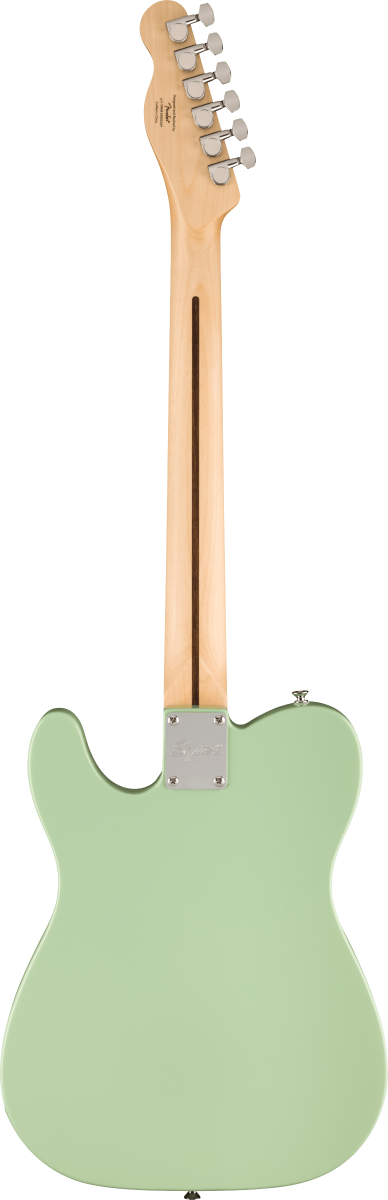Squier FSR Squier Sonic Telecaster, Laurel Fingerboard, White Pickguard in Surf Green