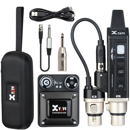 Xvive U45D 5.8GHZ Stereo Wireless In-Ear Monitor with Case