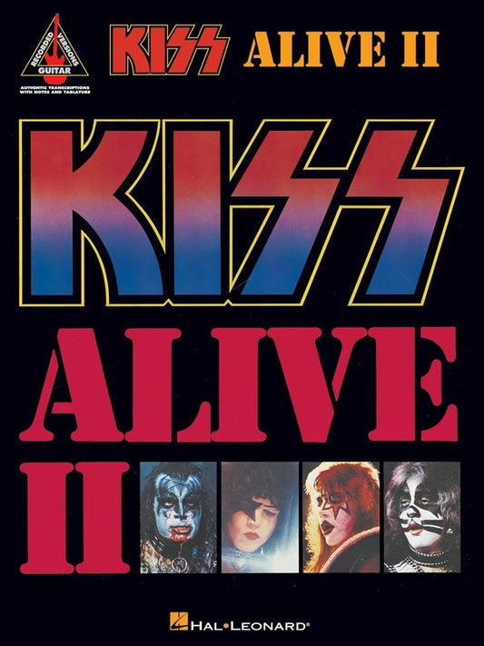 Kiss Alive II Recorded Version Guitar Tab