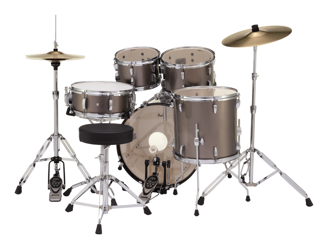 Pearl Roadshow 5 Piece Fusion Drum Kit in Bronze Metallic