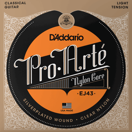 D'Addario EJ43 Pro Arte Nylon Classical Guitar Strings Light Tension