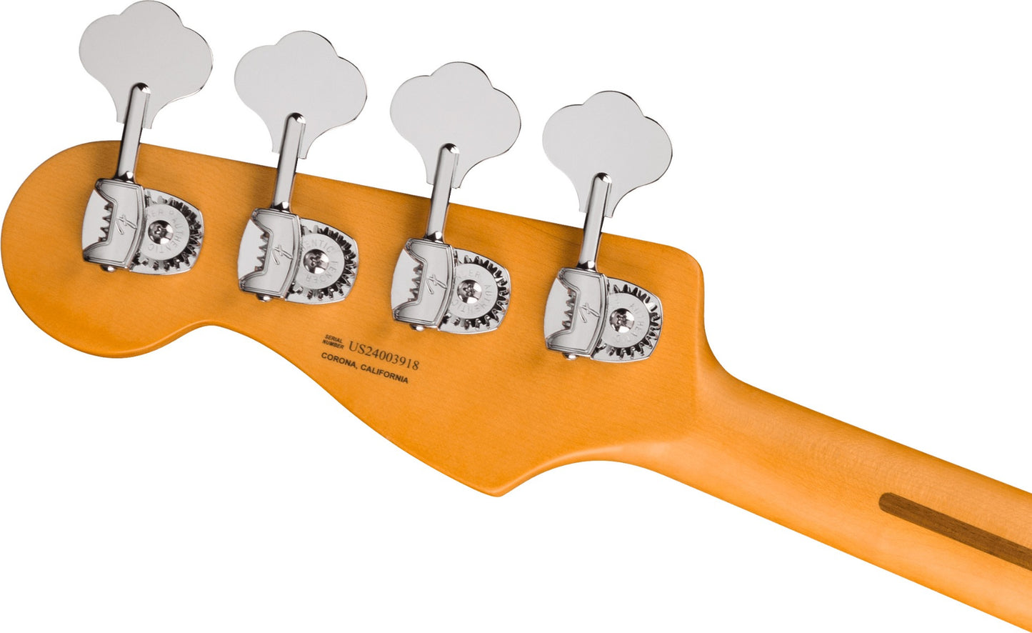 Fender American Ultra II Jazz Bass, Maple Fingerboard in Sinister Red