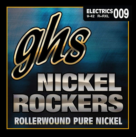 GHS R+RXL Nickel Rockers Electric Guitar Strings Extra Light 9-42 Gauge