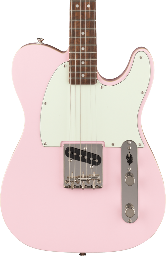 Squier FSR Classic Vibe™ '60s Custom Esquire, Laurel Fingerboard, Mint Pickguard in Shell Pink