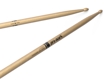 Promark Classic Forward 5A Long Lacquered Hickory Wood Tip Drumsticks