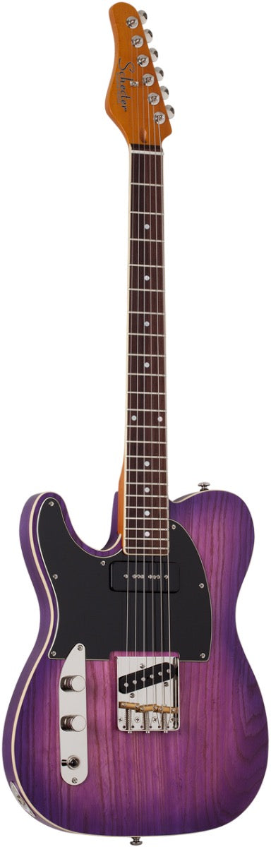 Schecter PT Special Left Hand in Purple Burst Pearl