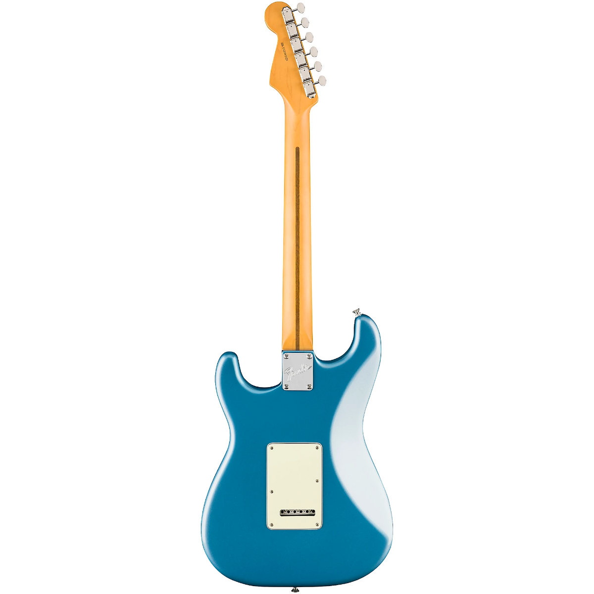 Fender American Professional Classic Stratocaster HSS Electric Guitar, Maple Fingerboard in Faded Lake Placid Blue