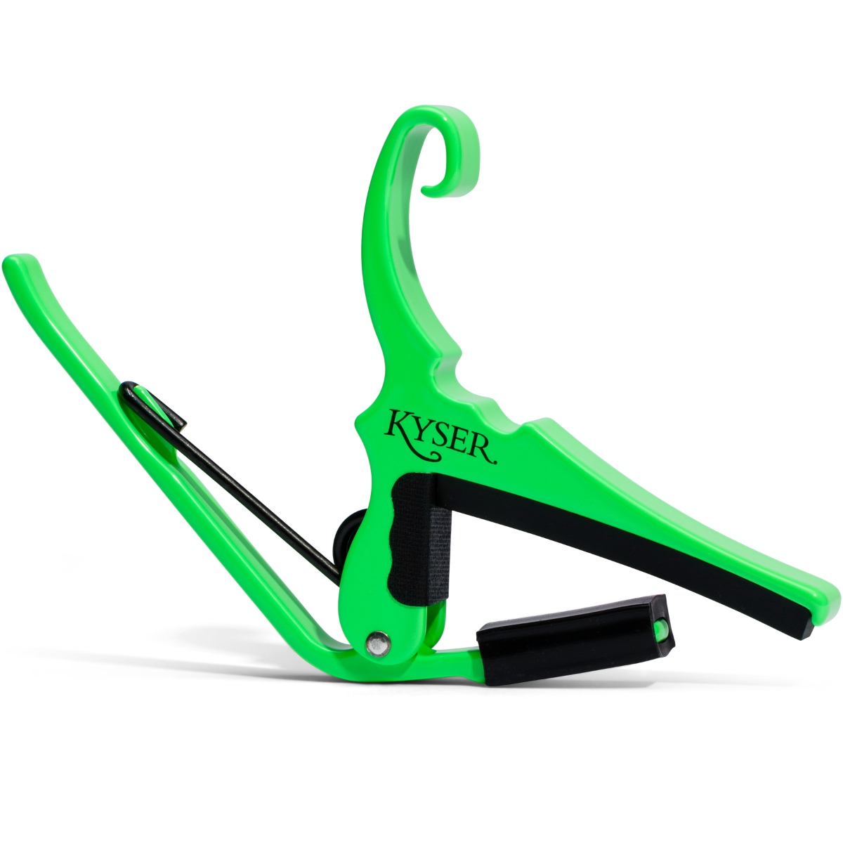 Kyser Quick Change Acoustic Guitar Capo in Neon Green