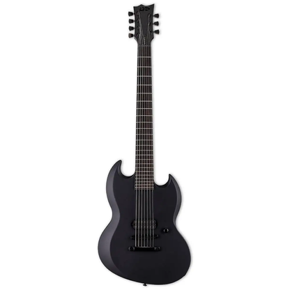 ESP LTD VIPER 1007 BARITONE 7 Strings in BLACK METAL