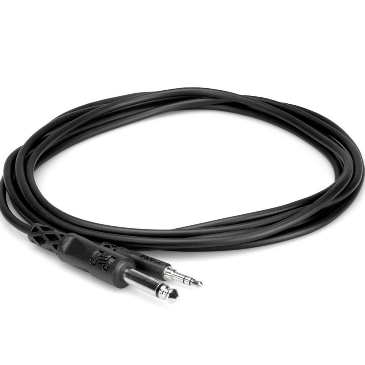 Hosa CMP110 Mono Interconnect, 1/4 in TS to 3.5 mm TRS, 10 ft / 3m