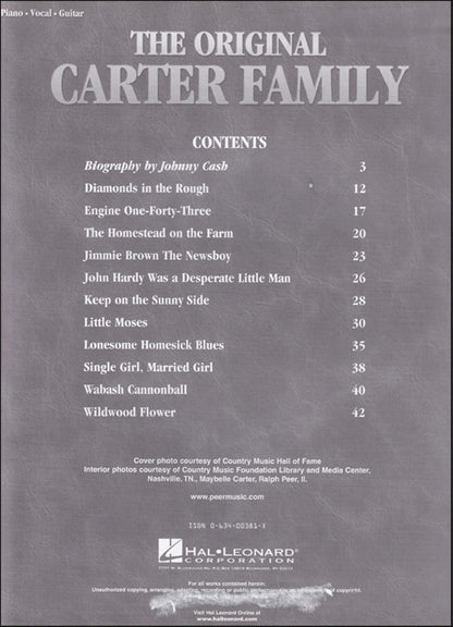The Original Carter Family PVG
