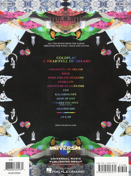 Coldplay A Head Full of Dreams PVG