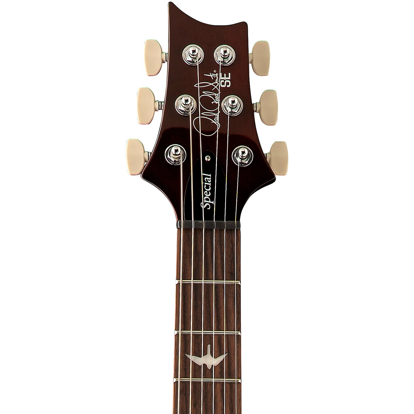 PRS SE Special Semi Hollow Electric Guitar in Orange Tiger Smokeburst