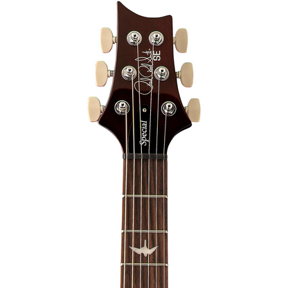 PRS SE Special Semi Hollow Electric Guitar in Orange Tiger Smokeburst