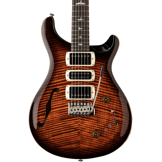 PRS SE Special Semi Hollow Electric Guitar in Orange Tiger Smokeburst
