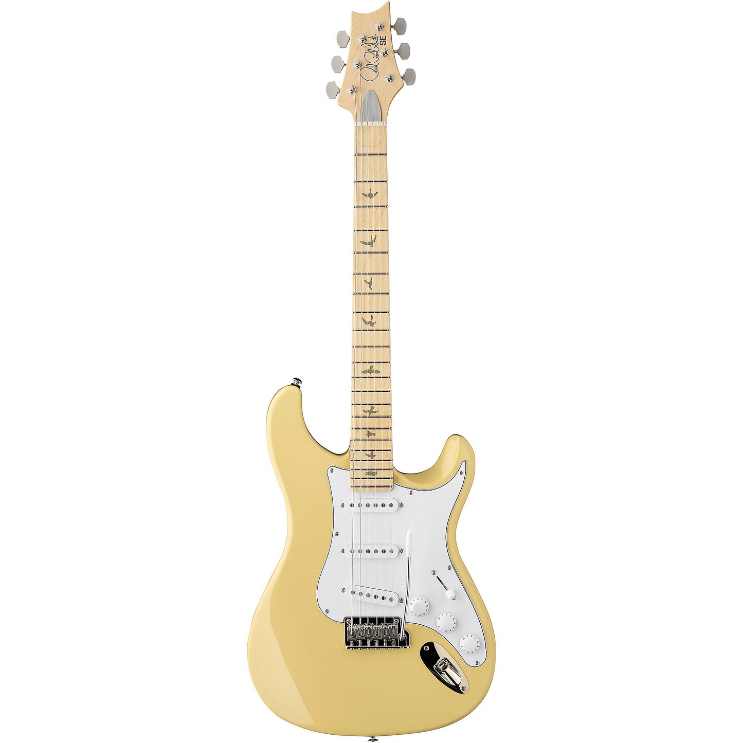 PRS SE Silver Sky Electric Guitar in Moon White