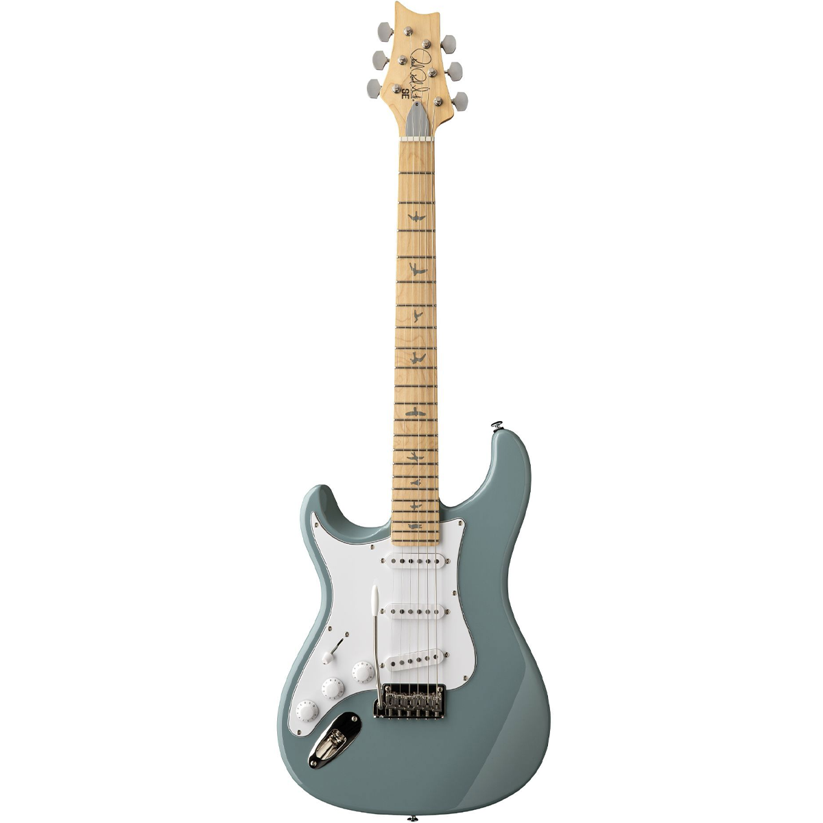 PRS SE Silver Sky Left Handed Electric Guitar in Stone Blue
