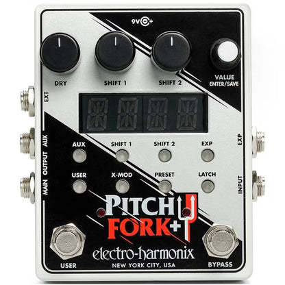 Electro Harmonix Pitch Fork Plus Polyphonic Pitch Shifter Pedal