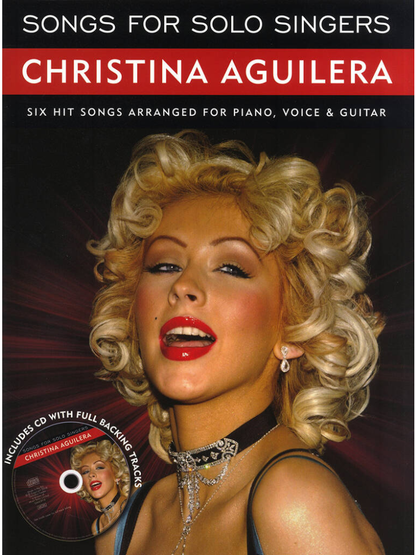 Songs for Solo Singers Christina Aguilera BK/CD