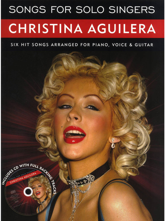 Songs for Solo Singers Christina Aguilera BK/CD