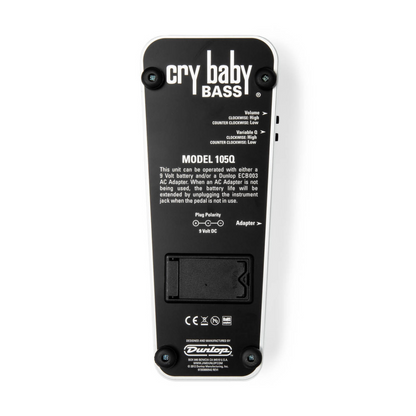 Jim Dunlop GCB105Q Cry Baby Bass Wah Pedal