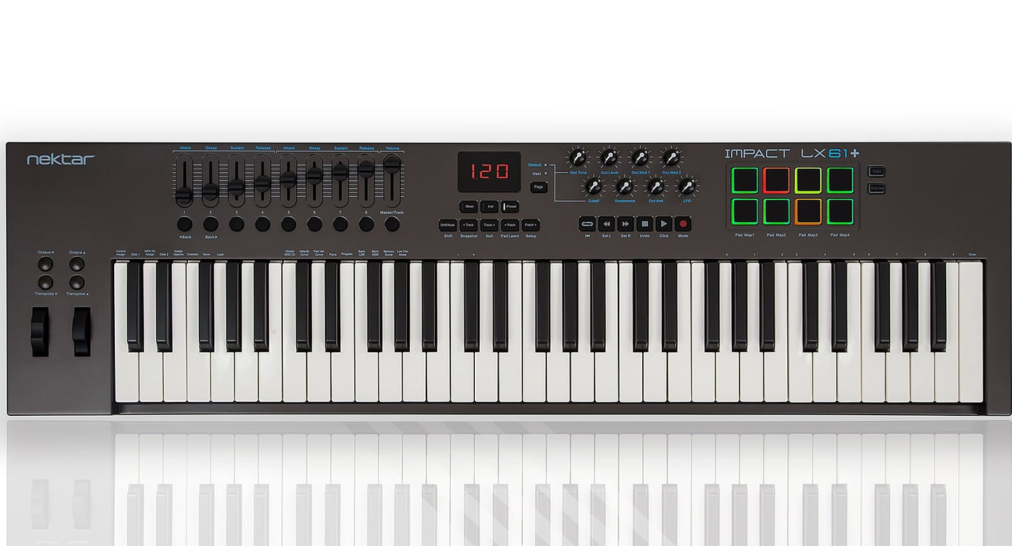 Nektar Impact LX61+ USB MIDI Controller