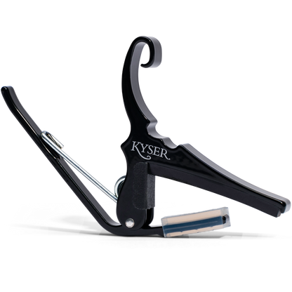 Kyser® Quick Change® for 6 String Trigger Style Capo Acoustic Guitars in Black