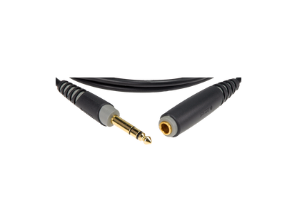Klotz 3m Headphone Extension Cable 1/4" TRSM and TRSF