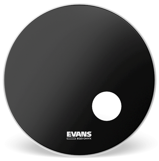 Evans 22" EQ3 Reso Onyx Drumheads