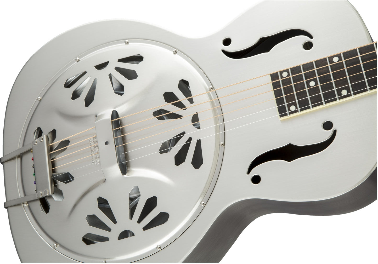 Gretsch G9221 Bobtail Steel Round-Neck A.E., Steel Body Spider Cone Resonator Guitar, Fishman Nashville Resonator Pickup