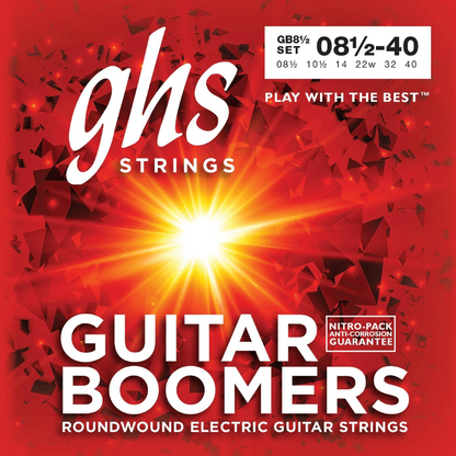 GHS GB8 1/2 Boomers Ultra Light Electric Guitar Strings 8.5-40 Gauge