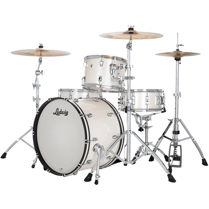 Ludwig NeuSonic Fab 3-Piece Shell Pack in Silver Silk
