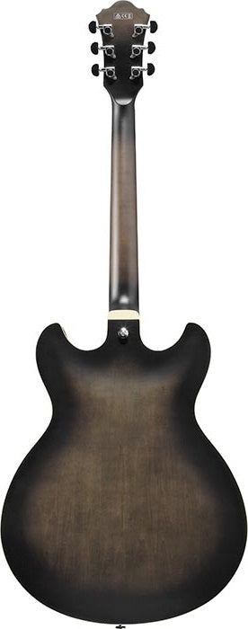Ibanez AS53 in Transparent Artcore Guitar in Black Flat