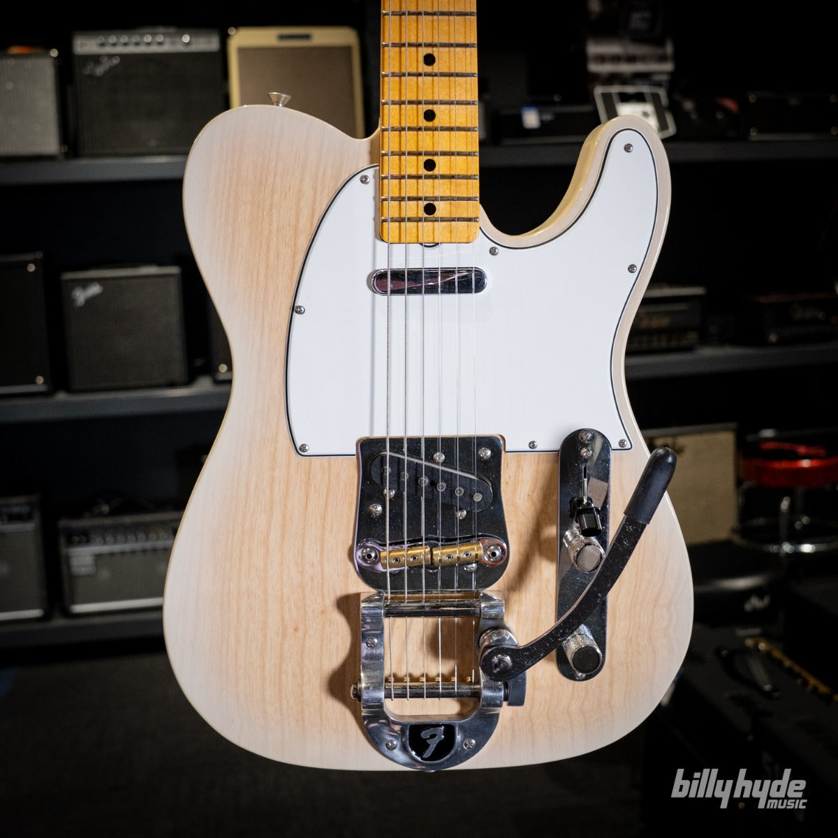 Fender Custom Shop 1967 Telecaster Bigsby DLX Closet Classic Electric Guitar in Natural Blonde
