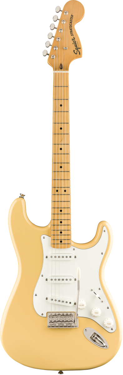 Squier FSR Classic Vibe '70s Stratocaster, Maple Fingerboard in Vintage White