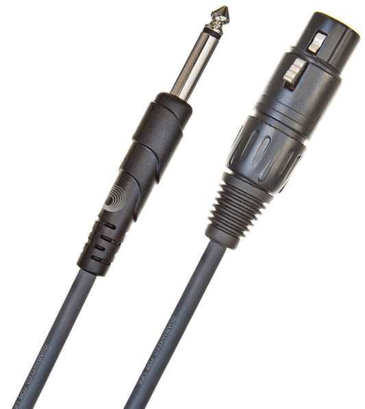 Planet Waves Classic Series 1/4" to XLR  Microphone Cable 25ft