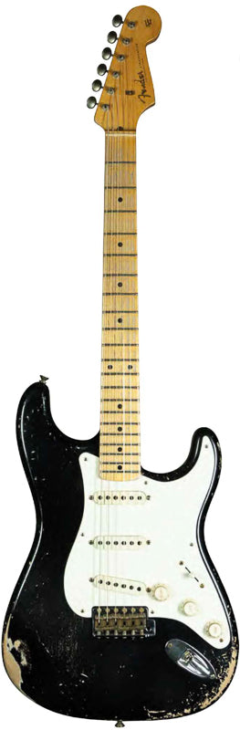 Fender Custom Shop Masterbuilt Dennis Galuszka 1956 Stratocaster Relic in Black