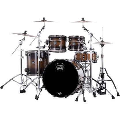 Mapex Saturn Evolution Rock 4pc Maple Shell Pack in Exotic Night Forest Burst