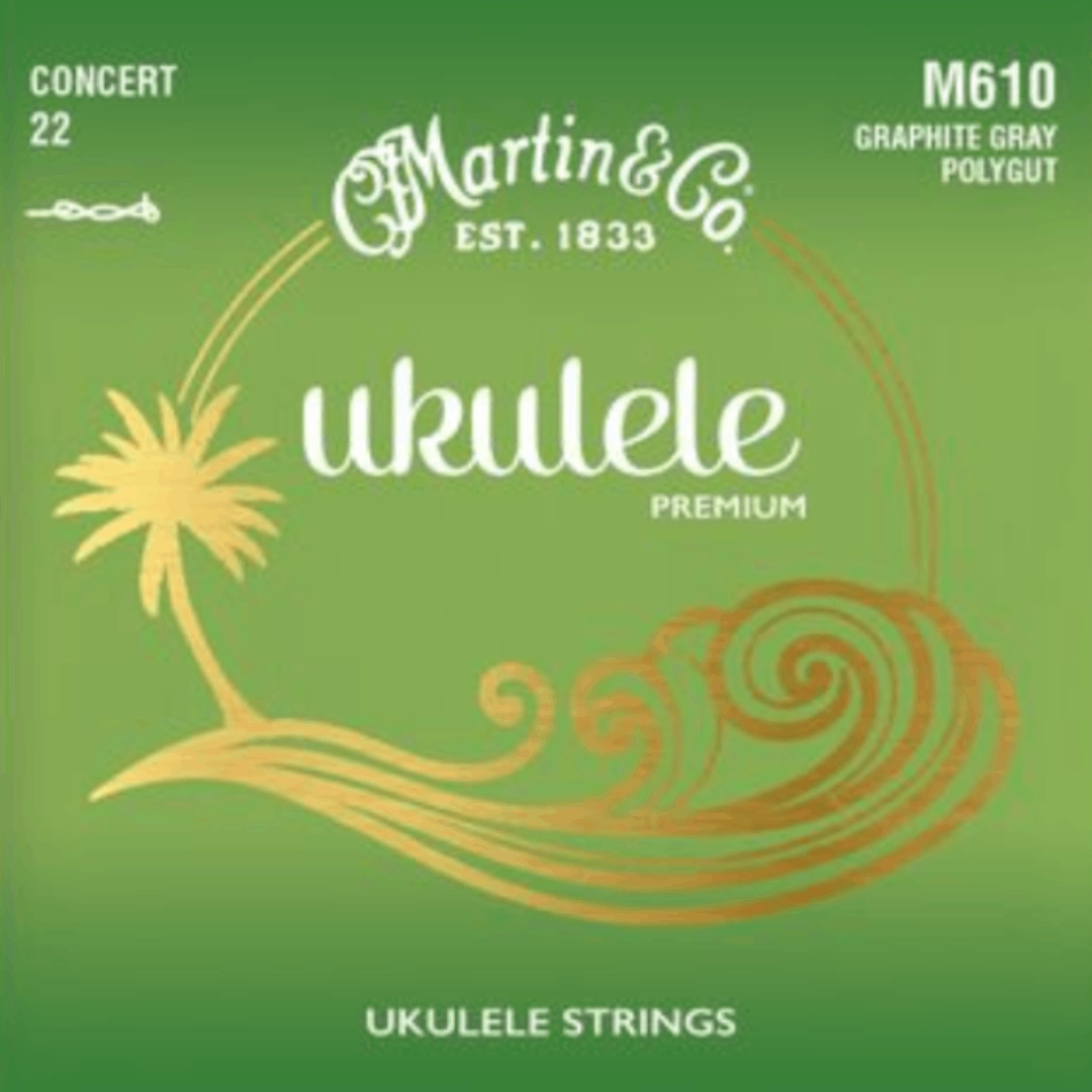 Martin M610 Ukulele Premium Concert Polygut Strings